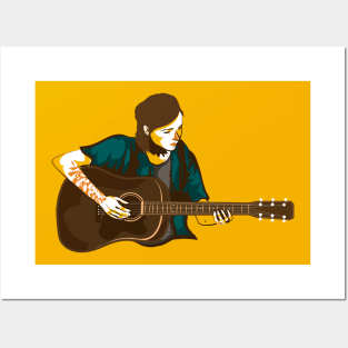 Ellie with a guittar - The Last of Us Posters and Art